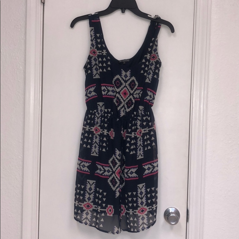 Tribal print dress.
